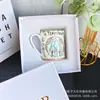 Taza de Hueso de Porcelana Retro para Café/Té/Desayuno Serie Sol Creativa para el Hogar, Tarjeta de Tarot Dijia Transfronteriza
