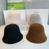 Sombrero de pescador simple y elegante, estilo japonés, sombrero de punto para adelgazar la cara, sombrero de sol para otoño e invierno, a prueba de viento y cálido, sombrero de pescador para adelgazar la cara