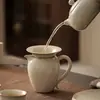Xícara de Porcelana Ruyao para Degustação, Recipiente para Compartilhar Chá, Esmalte Rachado, Pode Ser Usado como Xícara Pública, Distribuição Uniforme de Chá, Separador de Chá Vintage, Conjunto de Chá Kung Fu, Acessório para Cerimônia do Chá
