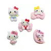 Accesorios de resina serie de luna de dibujos animados lazo Gato KT material para funda de teléfono diy pasador de taza tocado