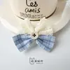 Botones de Encaje a Cuadros para Coser, Accesorios de Tela de Moño, Decoraciones DIY para Bolsos y Zapatos, Accesorios para Sombreros, Accesorios para Ropa