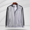 Chaqueta delgada para hombre primavera y verano 2023 nueva chaqueta casual de tres polos con cuello alto uniforme de béisbol deportivo manga larga ropa exterior