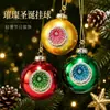 Juego de Bolas de Navidad de Vidrio Soplado a Mano Decoraciones Navideñas de Vidrio Adornos para Árbol de Navidad Decoraciones Festivas