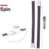 Cable de funda de 4p/5p Línea de conexión RGB de cuatro núcleos RGBW de cinco núcleos Cable de funda de color LED Línea de conexión colorida