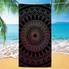 Toalla de playa de microfibra con mandala, bestseller transfronterizo de Amazon, toalla impresa digitalmente, toalla de baño para la playa, toalla de secado rápido