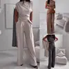 Traje de Moda Casual a Cuadros para Mujer Estilo Europeo y Americano Estación Independiente de Amazon Ins Comercio Exterior Transfronterizo Primavera y Verano 2025