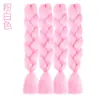 Peluca trenza sucia Hip Hop Color Africano Cabello trenzado alta temperatura peluca trenza sucia chica anime banda para el pelo degradado Cabello Seda