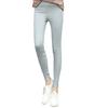 Nuevos Pantalones Casuales de Mujer para Otoño e Invierno, Leggings Brillantes de Cintura Media con Cremallera y Pierna Corta, Pantalones de Mujer de Moda Más Vendidos en Rebaja