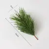 Decoração de Agulhas de Pinheiro Folhas de Pinheiro PVC Médio Agulhas de Pinheiro Acessórios para Decoração de Guirlanda de Natal Tiras de Agulhas de Pinheiro Decoração de Natal Atacado