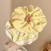 Elásticos de Cabelo Amarelos para Meninas, Elásticos de Rabo de Cavalo de Alta Elasticidade, Cordas de Cabelo Que Não Danificam o Cabelo, Acessórios de Cabelo de Alta Elasticidade