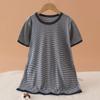 Camisola de Manga Curta para Bebê Menina Algodão Puro Camisola de Verão Fina Respirável Saco de Dormir para Meninas Roupa para Ar Condicionado Camisola Infantil para Casa