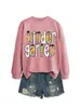JARDÍN DE INFANCIA Lazo Amazon eBay Sitio Independiente Moda Casual Elegante Mujer Cuello Redondo Otoño Invierno