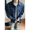 Outono 2026 Novo Estilo Estilo Hong Kong Interno Tamanho Plus Camisa de Veludo de Manga Longa M-5X HC261102-P24