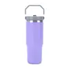 Taza para coche de acero inoxidable 304 de 30 oz, taza con aislamiento al vacío de doble capa, botella de agua deportiva portátil para exteriores