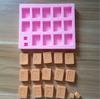 Bolsa de silicona para fondant mahjong palabras de bendición molde de silicona valla aromaterapia yeso base para olla caliente material de decoración molde