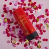 Tubo de petardo de saludo pequeño torcido a mano para bodas, tubo de flor de spray ambiental, cañón de saludo de flor colorida de mano para bodas, gran colección de suministros para bodas