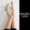 Meias de Seda Protetoras do Sol Femininas Ultra-finas Anti-gancho Seda Verão Pernas Leves Sensação de Pele Natural Nua Dispositivo de Camuflagem Pele Bonita Cor de Carne Meia-calça