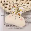 Nuevo Tejido Coreano Bordado Relleno de Algodón Forma de Dibujo Animado DIY Abeja y Conejo Accesorios para la Cabeza/Ropa Infantil Suministro