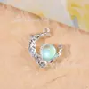 [Plata Brillante] Sal Marina Queso Delfín Concha Mariposa DIY Pendientes Collar Accesorios Dulce Fresco Viento Colgante