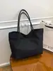 Bolsa de Lona para Mulheres 2025 Novo Estilo Coreano Estudante Grande Capacidade Bolsa de Mão Bolsa de Ombro para Compras Bolsa Tote Simples para o Dia a Dia