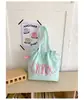 Bolso Tote Letter Whisper Verde Menta - Estilo Bosque Estilo Sal Fresca Bolso Cruzado Versátil para Salidas de Verano