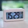 Despertador Estudantil com Tela Grande LCD de Mesa Luminoso Visor Digital Relógio Eletrônico Fotossensível Inteligente Presente Criativo Relógio Inteligente
