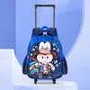 Mochila Escolar con Ruedas de Spider-Man para Estudiantes de Primaria y Niños de 6 a 12 Años, Carrito Escolar con Ruedas para Jardín de Infancia