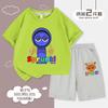 Rhythm Box Ropa Sprunki Jiwen Ropa para Niños Camiseta de Manga Corta Shorts Traje Niños Verano Camisa de Media Manga Niños a la Moda
