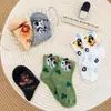 Calcetines de Niños Verano Finos Estilo Coreano Animales de Dibujos Animados Calcetines de Malla Niños Pequeños Primavera Verano Calcetines Ultra-finos de Media Pantorrilla