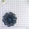 Nuevo parche de tela con flor de ocho pétalos brillantes de pedrería, moda coreana, pines hechos a mano para DIY, pasadores para el cabello, accesorios para la ropa