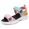 Sandalias Deportivas de Velcro para Niña de Verano Zapatos de Moda para Estudiantes Suela Gruesa Punta Abierta Zapatos de Playa Zapatos para Vadear Sandalias Casuales para Mujer