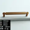 Venta Directa de Fábrica Manija Retro Estilo Chino, Manija de Gabinete de Latón Antiguo Cepillado, Manija de Cajón Estilo Chino, Color Café, Armario Simple