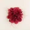 Nuevos Accesorios de Flor de Organza Semiacabados Atmósfera Brillante Broche de Camelia de Seda Accesorios de Flor para Ropa DIY Venta al por Mayor