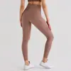 Pantalones de Yoga Wexi para Mujer sin Costuras Incómodas, de Cintura Alta, Levanta Glúteos, Tejido Cepillado, Leggings Deportivos con Sensación de Piel Desnuda, Pantalones Fitness Transpirables Antibacterianos
