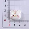 Lindo Osito Rosa Sándwich Galleta Accesorios de Resina DIY Pegamento de Crema Pasador Funda para Teléfono Móvil Hebilla de Zapato Caja de Papelería Pegatina