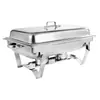 Suministro Exclusivo Transfronterizo de Estufas para Buffet, Patas Plegables de Acero Inoxidable, Calentamiento y Aislamiento, Uso Comercial, Suministro Exclusivo Transfronterizo de Estufas para Buffet