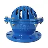 Shanghai Meike Jingdie HuaDian Válvula H42X-16Q Hierro Fundido Bridada Tipo Ascendente Válvula de Pie para Bomba de Agua DN100