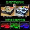 Junjie KTV Bar Estante Luminoso para Frutero Hierro Pintura Horneada Negra Creativo Snacks Plato para Botanas LOGO Imprimible