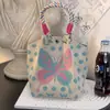 Bolsa de Mão Tricotada Estilo Novo Japonês e Coreano Portátil Trabalho Passeio Grande Capacidade Tote Pequena Bolsa Quadrada