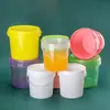Cubo de Plástico Espeso Personalizado de 1 Litro Cubo para Transferencia de Calor Cubo para Recubrimiento de Pintura Cubo Doméstico para Detergente de Lavandería Cubo para Perlas de Lavandería Venta al por Mayor
