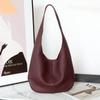 Bolso Tc Master de Cuero Bolso Balde de Moda Bolso Tote de Gran Capacidad Cuero Genuino Bolso de Hombro de Axila de Alta Gama Bolso de Mujer