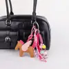 Exquisito Lanyard Llavero de Pegaso Hecho a Mano Colgante de Pony Ángel Accesorios para Coche Lindo Colgante para Bolsa Elegante Coche