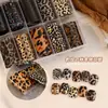 Pegatinas de Transferencia para Uñas Nuevo Otoño e Invierno Estampado de Leopardo Maillard Popular en Internet Elegante Dulce Fresco Sexy Papel de Transferencia Herramientas para Uñas