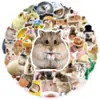 50 pegatinas realistas de expresiones de animales para decorar laptops, guitarras, botellas de agua, cuadernos y diarios, impermeables