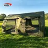 17,2 metros quadrados Barraca Inflável de Abertura Rápida para Acampamento ao Ar Livre Barraca Inflável Portátil de Tecido Oxford para Viagem Barraca de Acampamento Familiar