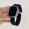 Adequado para AppleWatch78910 Apple Watch com iwatc6se Silicone Marinho Magnético Simples Esportivo