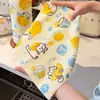 Paño Limpiador Desechable Mensual Estampado de Gato Limón Azul para Persona Perezosa Engrosado Desgarrable a Mano Paño para Lavar Platos de Doble Uso Húmedo y Seco Paño de Limpieza Multiusos para Cocina del Hogar