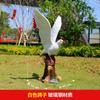 Adornos artificiales de búho y águila para jardín, escultura animal de FRP, decoración paisajística para exteriores