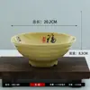 Tazón Retro para Fideos Atractor de Fortuna, Tazón para Sopa, Tazón para Fideos Caracol, Tazón Azul y Blanco, Tazón para Maquillaje Facial, Tazón para Hot Pot Picante, Tazón de Melamina para Fideos con Carne, Vajilla