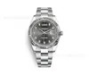 Reloj de hombre de lujo simple, automático, mecánico, de acero fino 904L, con tres pasadores y cristal de zafiro, para negocios